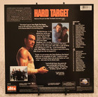  hard Target  Dts Digital Surround-letterboxed Laserdisc-very Rare-very Nice 