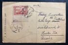 1916 Jerusalem Palestine Publisher Postcard Cover To Rabbi In Houston Tx Usa