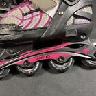 Kids Girls Schwinn Adjustable Rollerblades Inline Skates Size 1-4 Black Pink