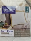 Euro Pillow Sham 30  X 30  White Quilted Better Homes And Gardens New Sealed