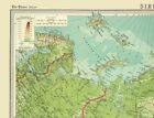 Historic Map - Siberia Russia - Bartholomew 1922 - 30 16 X 23 - Vintage Wall Art