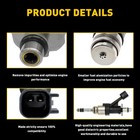 Set 8  Fuel Injectors For 2014-18 Chevrolet Silverado 1500 Gmc  12656005 Exv