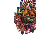 Vintage Luis Ferrano Mexican Tree Of Life Clay Folk Art Noah Ark Animals Read