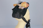 Antique Victorian Bonnet Hat 1880s Velvet Bonnet