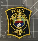 Litchfield New Hampshire Police Patch Discontinued And Game Worn 