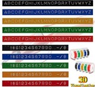 Embossing Label Tape Compatible With Dymo Label Maker 3 8 Inch 3d Plastic Lot