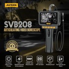 Endoscope Camera 2-way 360   Articulating Borescope Inspection Camera 6 25mm Us