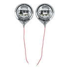 4-1 2  Led Auxiliary Spot Fog Passing Lights   Housing Bucket For Harley Moto