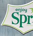 Retro Style Sprite - 36in X 21in Metal Sign - New Vintage Look Coca-cola   Coke