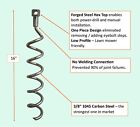 4 Screw In Ground Anchors - Spiral Ground Stake 16 -  For Securing Tent And More
