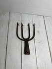 Vintage Unknown Forged Iron 4 Tine Antique Fish Spear Head