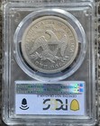 1871 Seated Liberty  1 Dollar  pcgs Fine Details 