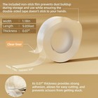 Double Sided Tape Heavy Duty  Waterproof Nano Tape  Removable Mounting Tape