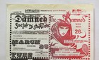 Original Goldenvoice Flyer 1986 Punk Shows The Damned Social Distortion Avalon