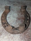 Antique Horseshoe W  Different Cleats Caulks Studs Marked 4h Made In Usa Draft