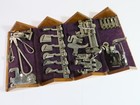 Complete Antique Singer Sewing 1889 Refinished Oak Puzzle Box   Attachments