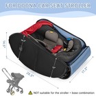 Padded Car Seat Travel Bag With Doona  Infant Car Seat Travel Bag  Foldable C   