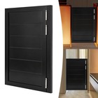 23 6x35 4inch Auto Close Swinging Door Black Interior Wood Cafe Door W  Hardware