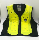 Ergodyne Chill Its 6685 Cooling Vest Xxl Lime Evaporative Zipper Hi Vis