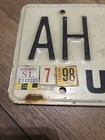 Vintage Utah License Plate  Black White  Sale Lake County