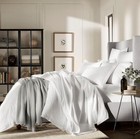 Boll   Branch Signature Hemmed Sheet Set - King White Luxury 100  Organic Cotton
