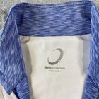 Zero Restriction Shirt Women Large Blue 1 4 Zip Golf Performance Stretch Preppy