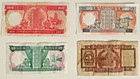 Vtg Chinese Banknotes Lot Hong Kong Shanghai 1988  100 1990  20 1986  10 1973  5