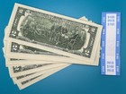 Lot Of 50 Two Dollar Bills Unc  100 Face2017a Series Sequential Serial Numbers