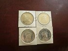 Four Low Mintage Silver Philippine Coins 74 77 79 81 25 And 50 Piso Coins 