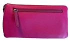 Ili Genuine Leather Eyeglass Case With Frame Graphic In Indian Pink orchid