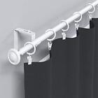Set Of 14 White Iron Metal Curtain Rings With Clips Drapery Clips Hooks Decorati