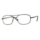 Clear Lens Glasses With Bifocal Reading Lens Metal Rectangular Spring Hinge