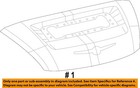 Chrysler Oem 05-08 Crossfire Trunk Lid Lid Components-trunk Lid 5104905aa