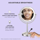 Conair Lighted Makeup Mirror  Double-sided Led Vanity Mirror With 1x 10x 360   Ro