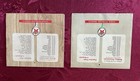 2 Texaco Oil Gas Service Station Wall Calendars  1954   1955 St  Louis  Mo
