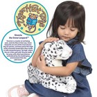 Sinovia The Snow Leopard - Squeeze Me  - 17 Inch Stuffed Animal Plush