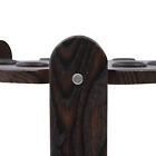 Round Pool Cue Rack Stick Holder 9 Pool Cue Billiard Stick Ball Set Wooden