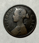 1872 H Newfoundland Large One Cent Penny