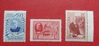 Russia Ussr 1941 20th Death Anniv  Of Zhukovsky Full Set Zag    702-704  Mnh