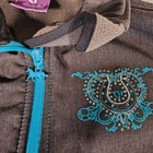 Cowgirl Hardware Girls Grey Turquoise Wild   Free Softshell Vest Size M 7-8