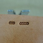 Japan Select -  a201 Bar Grounder Stamps  2-piece Set  Leather Stamping Tools 