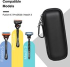 Razor Travel Case For Gillette Fusion5  Mach3  Proglide Shield Men s Razor   Har