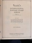 Scott International Postage Stamp Album Part Iii F-h Partially Filled