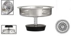 3-1 2 Inch Kitchen Sink Strainer With Rubber Bottom - Easy Install   Rust-free
