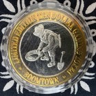 Boomtown  10 Silver Strike Casino Gaming Token      999 Fine Silver Las Vegas  Nv