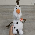 Nwt Ty Disney Frozen Beanie Buddies Olaf Plush