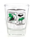 Alaska State Scenery Green New Shot Glass Shotglass