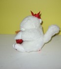 5  Sitting Love White Baby Girl Monkey Plush Holding Red Valentine Heart