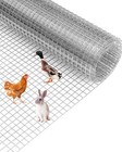 Vinyl Coated Hardware Cloth Chicken Wire Fence Welded Mesh For Rabbit Cages
