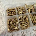 Brass Hex Spacer Standoffs Screw Nut Assortment Kit Male-female Electronics
